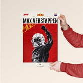 Max Verstappen F1 Red Bull Racing Poster Art